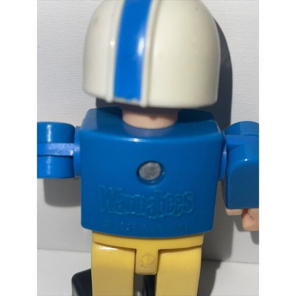 Vintage 1975 Gabriel Wannabees Football Player Figurine Toy - Picture 4 of 5